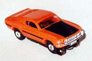 Orange Mustang Mach 1